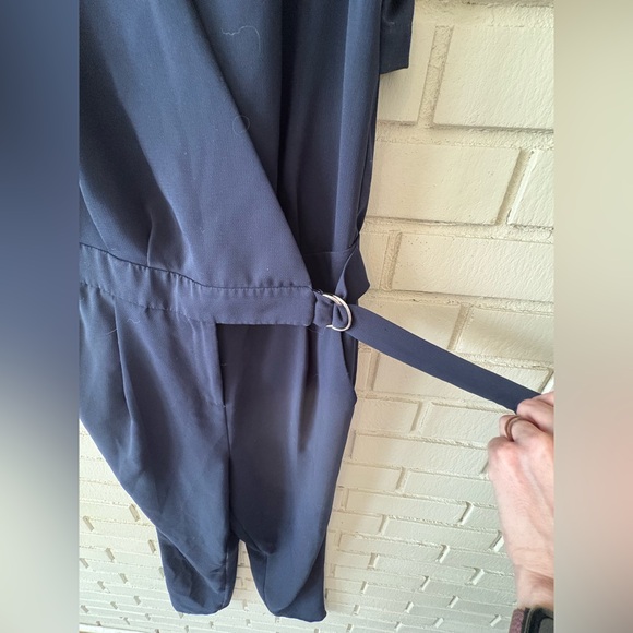 Topshop Dark Blue Women's Pantsuit - Size 4 - Picture 3 of 4